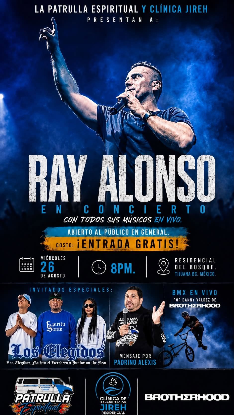 Evento show concierto con Ray Alonso y La Patrulla Espiritual